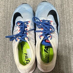 Nike Light Blue and White Sneakers